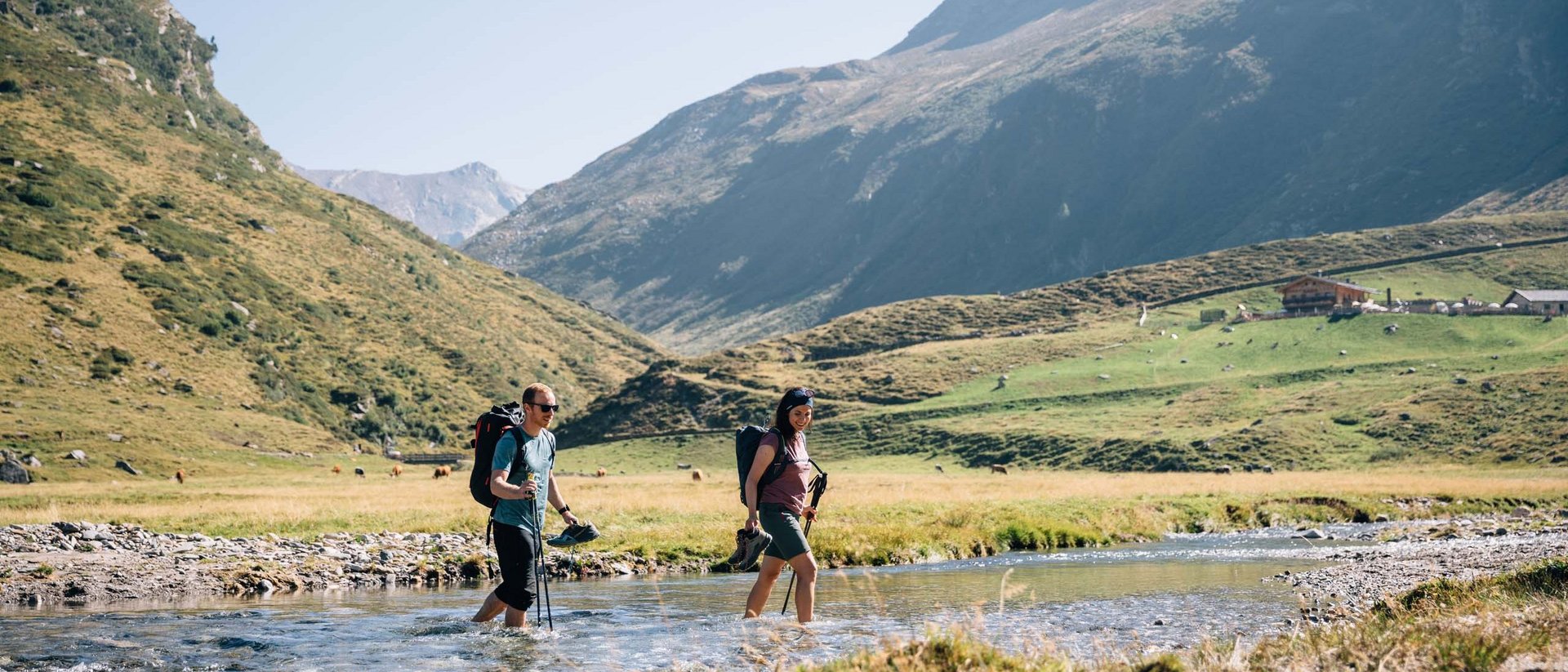 Kneippen in Moos im Passeiertal